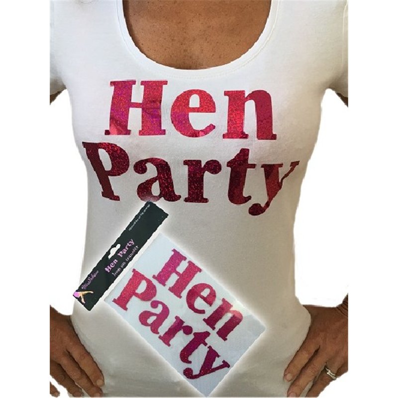 HEN PARTY IRON ON TRANSFER