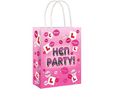 22X18X8CM L PLATE HEN PARTY BAG  24S