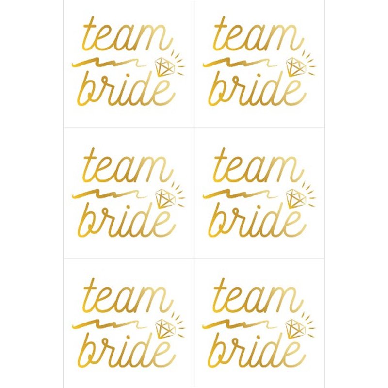 6PC 5X5CM HEN PARTY TATTOOS  100S