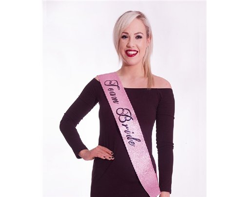 TEAM BRIDE GLITTER SASH