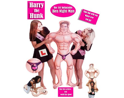 5FT HARRY THE HUNK INFLATABLE MAN