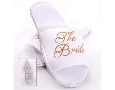 SPA SLIPPERS FOR THE BRIDE