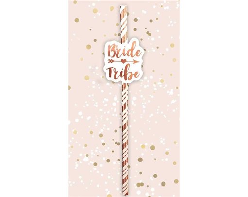 BRIDE TRIBE STRAWS (6 PACK)