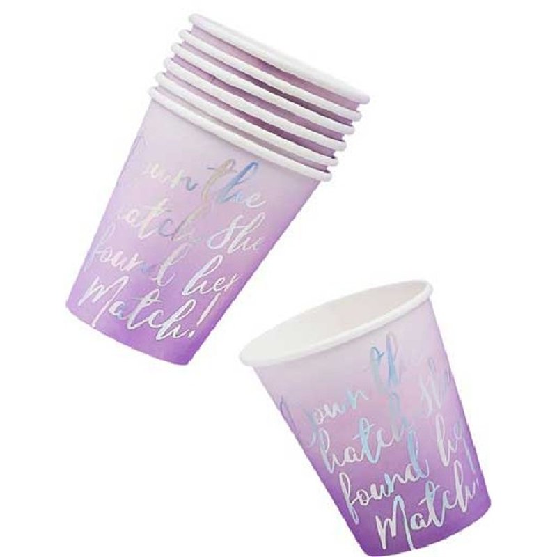 (10) BRIDE SQUAD PAPER CUPS