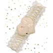 CREAM & GOLD BRIDE TO BE GARTER
