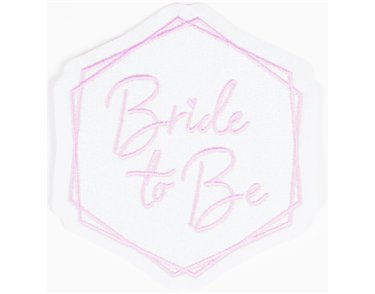 BRIDE TO BE IRON ON PATCH