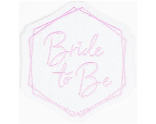 BRIDE TO BE IRON ON PATCH