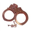 ROSE GOLD ZINC METAL HAND CUFFS