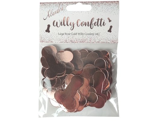 ROSE GOLD WILLY CONFETTI