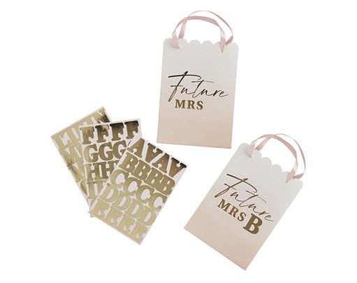 4PK FUTURE MRS PERSONALISED PARTY BAGS