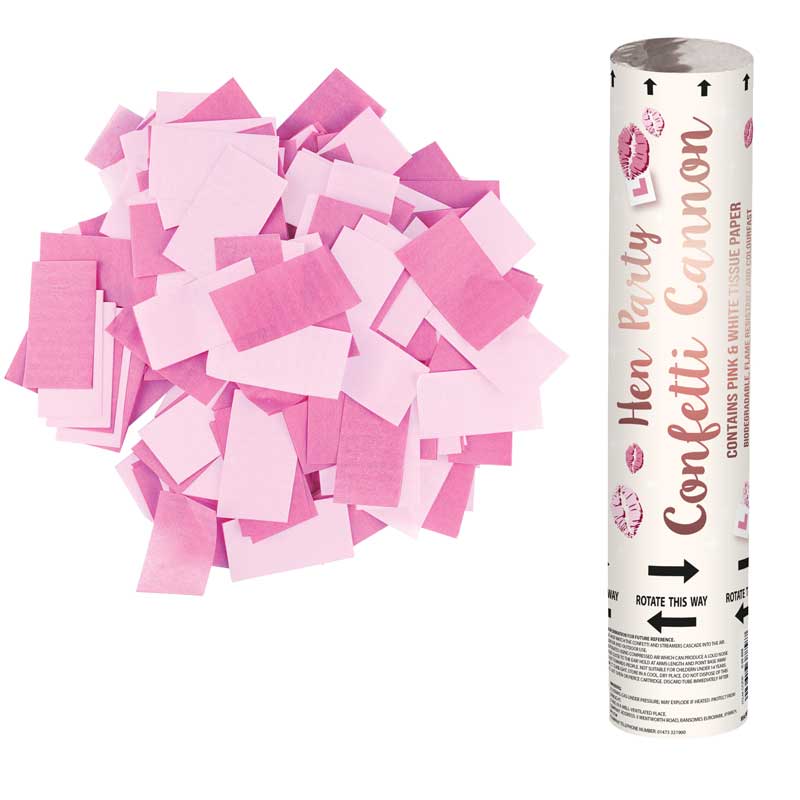 20cm HEN PARTY CONFETTI SHOOTER 24S