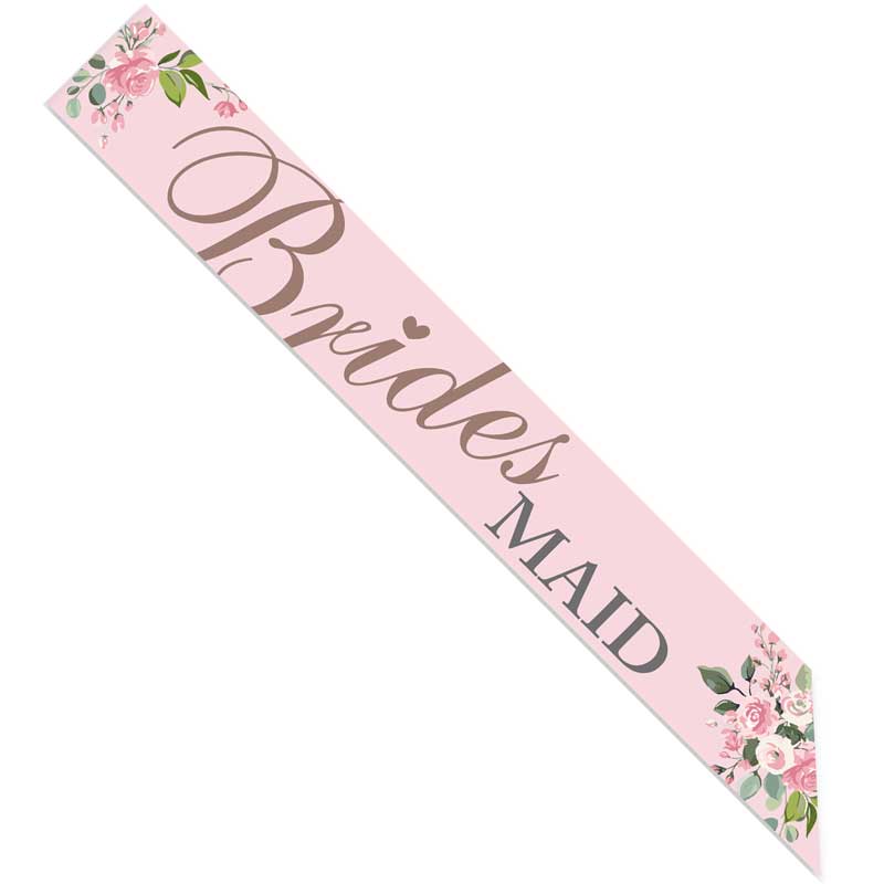 BRIDESMAID PAPER SASH