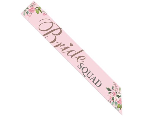 4PK BRIDE SQUAD PAPER SASH