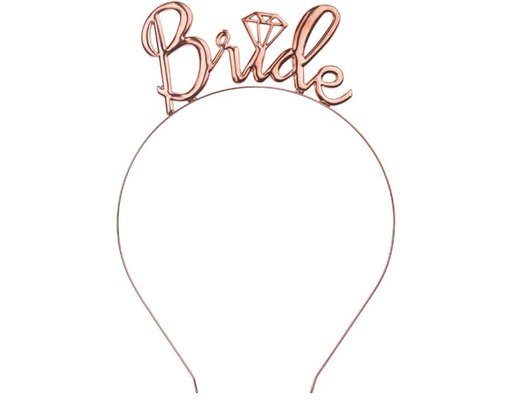 ROSE GOLD BRIDE HEADBAND