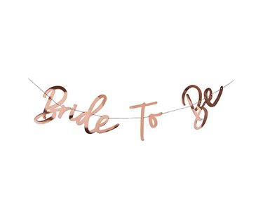 2M BRIDE TO BE LETTER BANNER