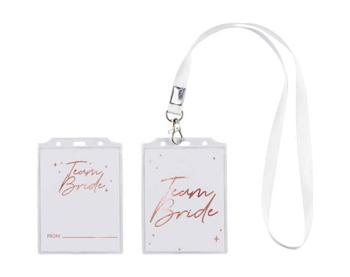 4K TEAM BRIDE BADGE WITH NECKLACE