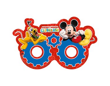 (6) PLAYFUL MICKEY DIE-CUT MASKS