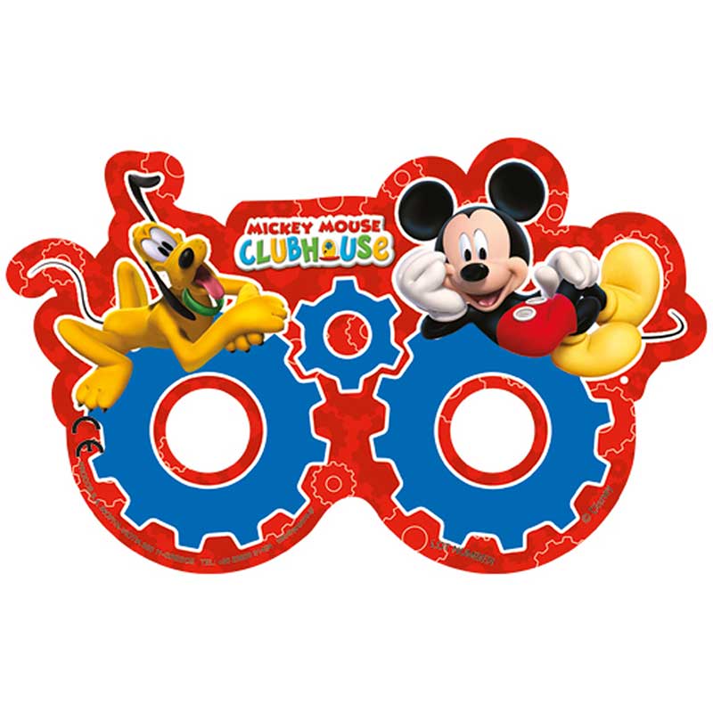(6) PLAYFUL MICKEY DIE-CUT MASKS