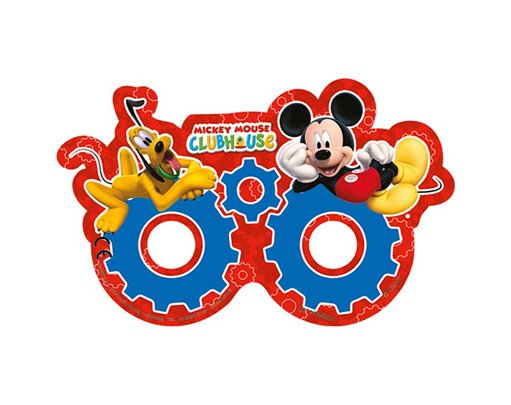 (6) PLAYFUL MICKEY DIE-CUT MASKS