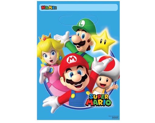 (8) SUPER MARIO LOOT BAGS