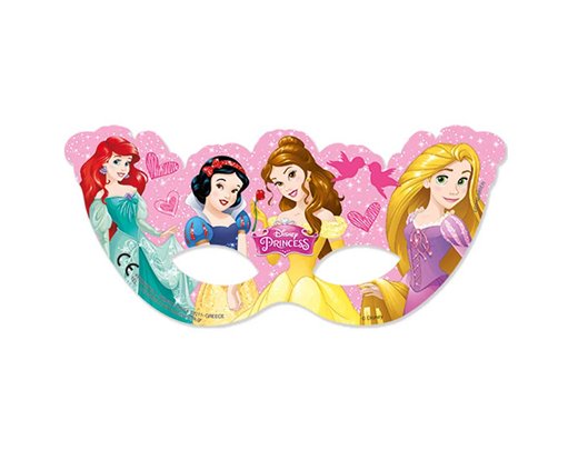 (6) DISNEY PRINCESS MASKS