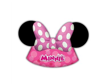 (6) MINNIE MOUSE PARTY HATS