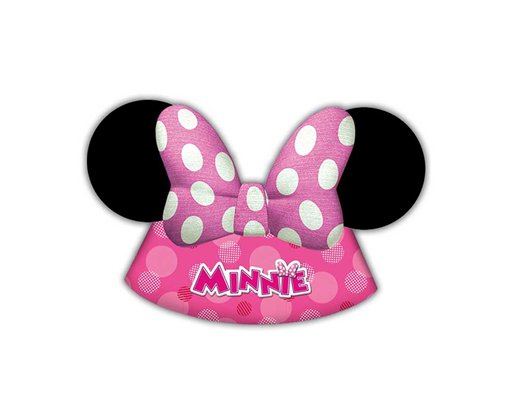(6) MINNIE MOUSE PARTY HATS