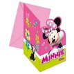 (6) MINNIE MOUSE INVITATIONS