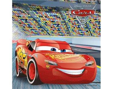 (20) CARS 3 PAPER NAPKINS