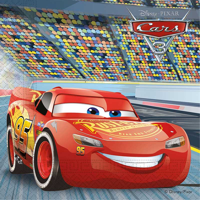 (20) CARS 3 PAPER NAPKINS