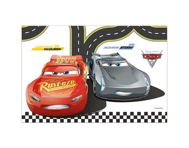 CARS 3 PLASTIC TABLECOVER