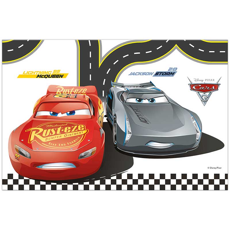 CARS 3 PLASTIC TABLECOVER