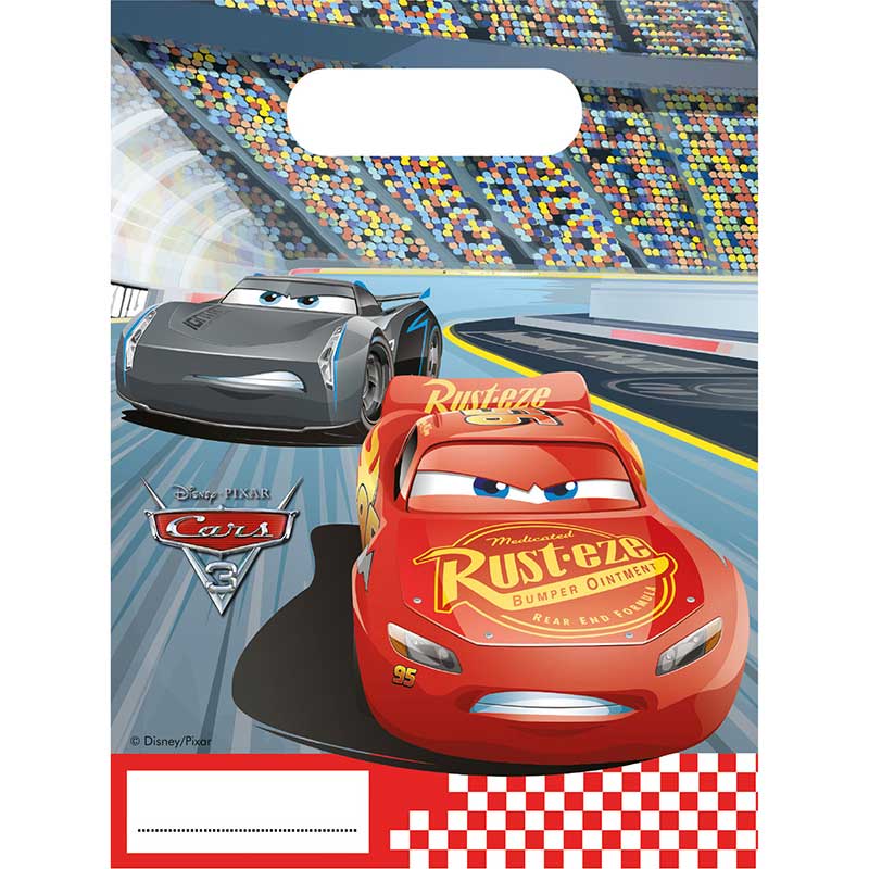 (6) CARS 3 PARTY BAGS