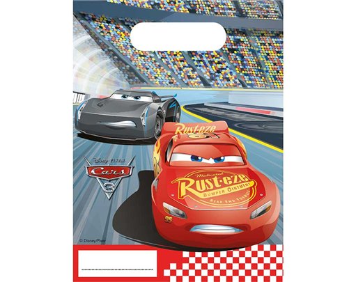 (6) CARS 3 PARTY BAGS