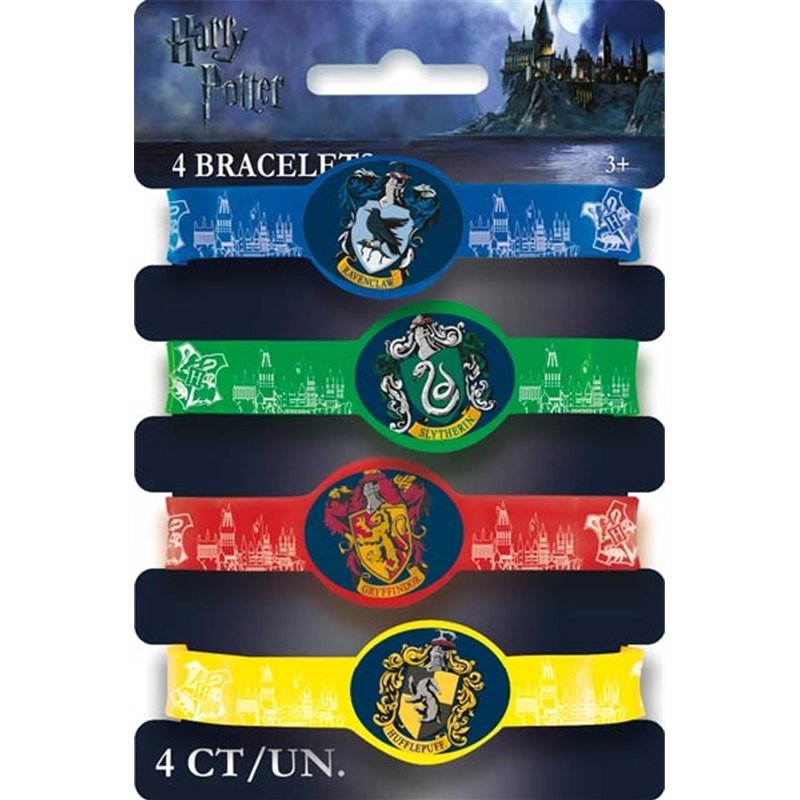(4) HARRY POTTER STRETCHY BRACELETS