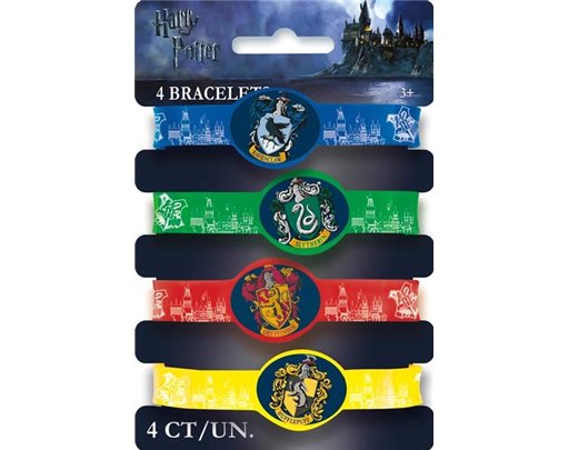 (4) HARRY POTTER STRETCHY BRACELETS