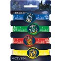 (4) HARRY POTTER STRETCHY BRACELETS