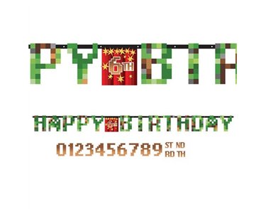 1.6M TNT PARTY LETTER BANNER