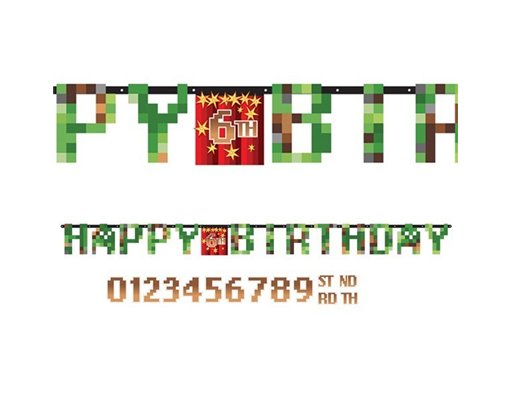1.6M TNT PARTY LETTER BANNER