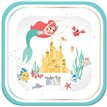 (4) ARIEL UNDER THE SEA SQ PLATES