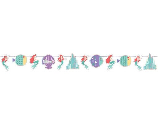 ARIEL UNDER THE SEA PAPER GARLAND KIT