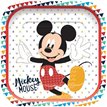 (4) MICKEY AWESOME MOUSE SQ PLATES