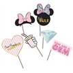 6PC MINNIE PARTY GEM PHOTO PROPS
