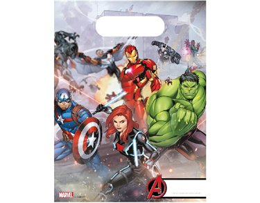 (6) MIGHTY AVENGERS PARTY BAGS