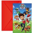 (6) PAW PATROL INVITATIONS