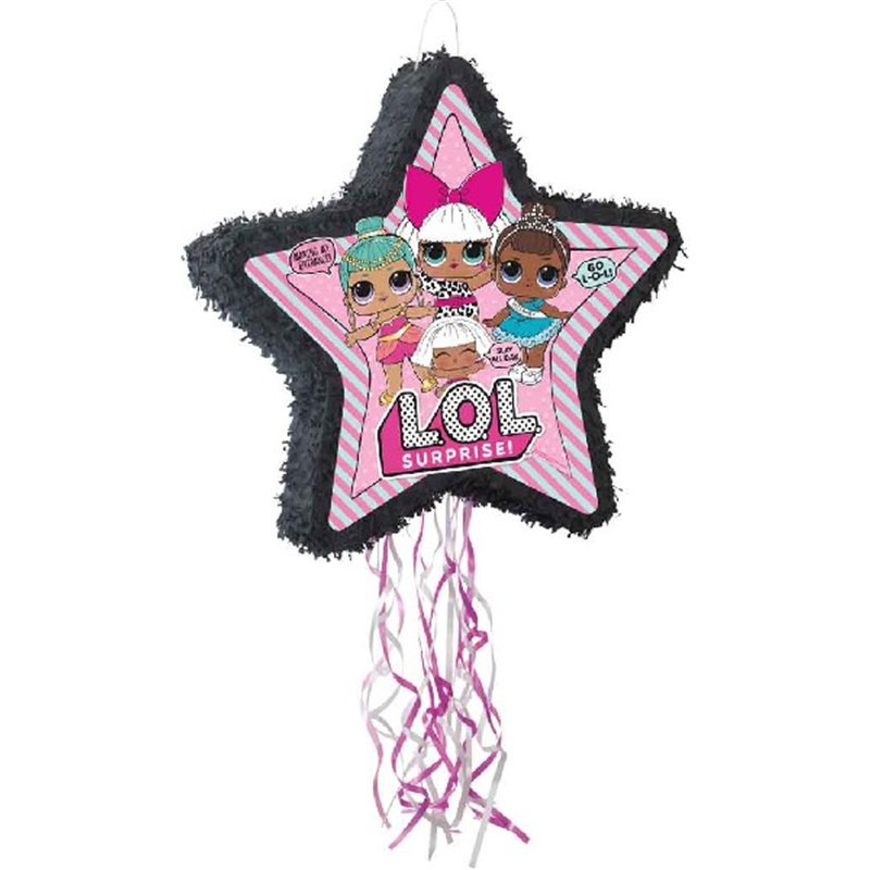LOL SHAPED DRUM PULL PINATA