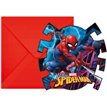 (6) SPIDERMAN TEAM UP INVITATIONS