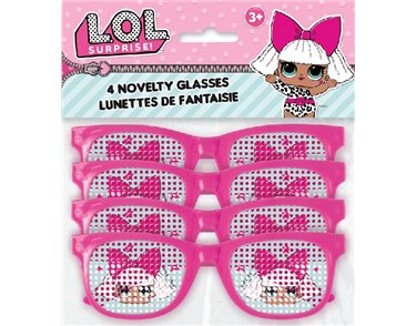 (4) LOL SURPRISE NOVELTY PINDOT GLASSES