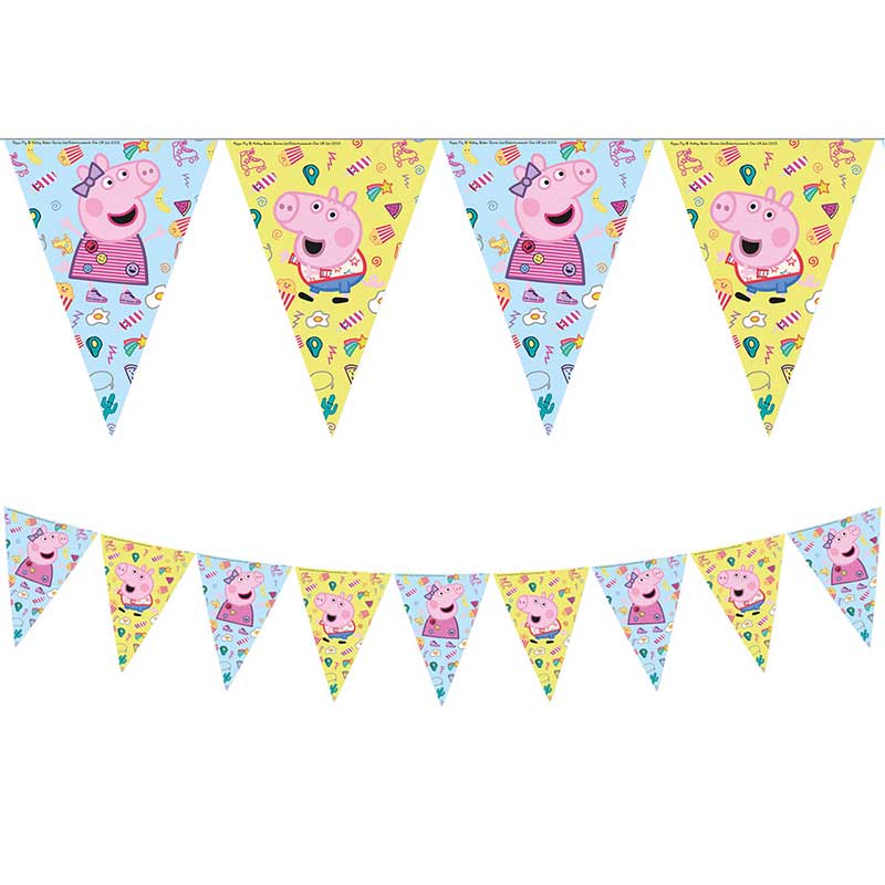 PEPPA PIG TRIANGLE FLAG BUNTING