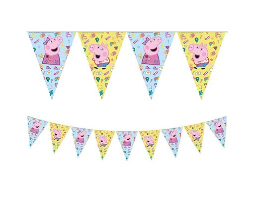 PEPPA PIG TRIANGLE FLAG BUNTING